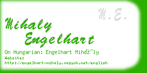 mihaly engelhart business card